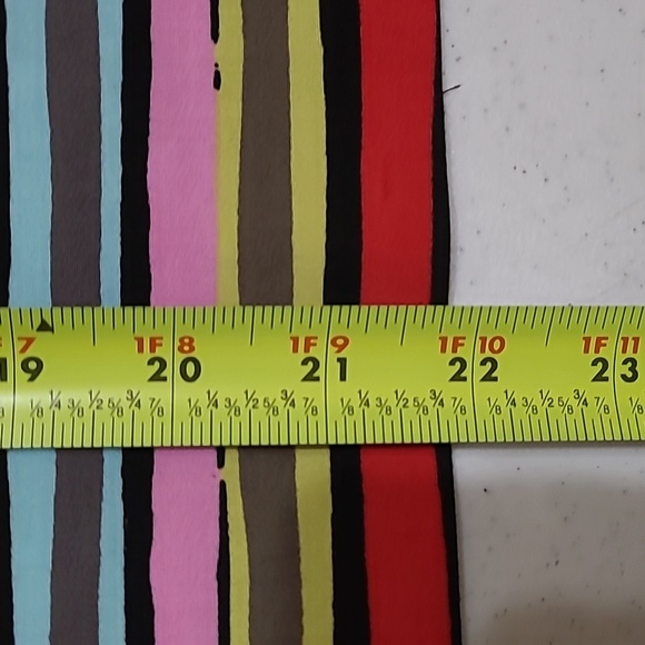 Bentley A women's colorful floral & striped skirt size 10 - Picture 5 of 5